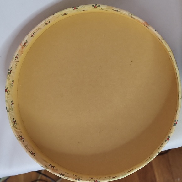 Round cat bird box Lang Candles Ltd Vintage 2000 decor Empty 7 x 7 inches - Picture 11 of 11